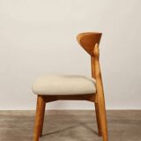 Chaises de salle à manger modernes, chaises de bureau, à personnaliser, ensemble de chaises en bois de hêtre de 4/6/8