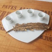 Designer painter's palette candle holder