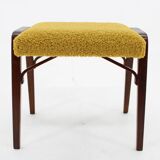1960s Beech Restored Stool, Czechaolsovakia