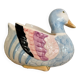 Cache pot canard céramique peint à la main