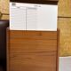 Mid-Century Retro Vintage Teak Telephone Seat / Bench by Chippy Heath 1960
