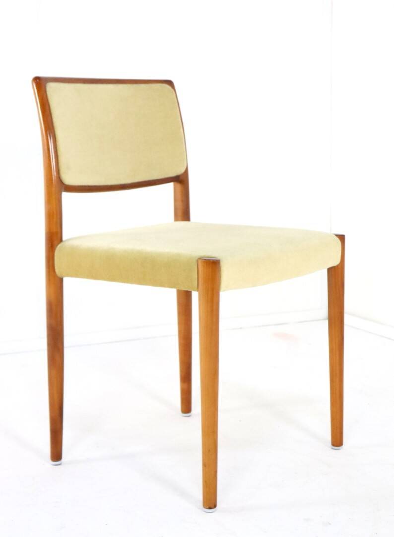 Set of 4 Niels O Möller model 80 chairs vintage danish design