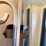 Modernist mirror frame chrome 1950