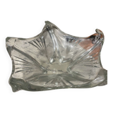 Crystal dish signed Daume