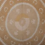 Hand knotted rug, vintage turkish rug 152x154 cm