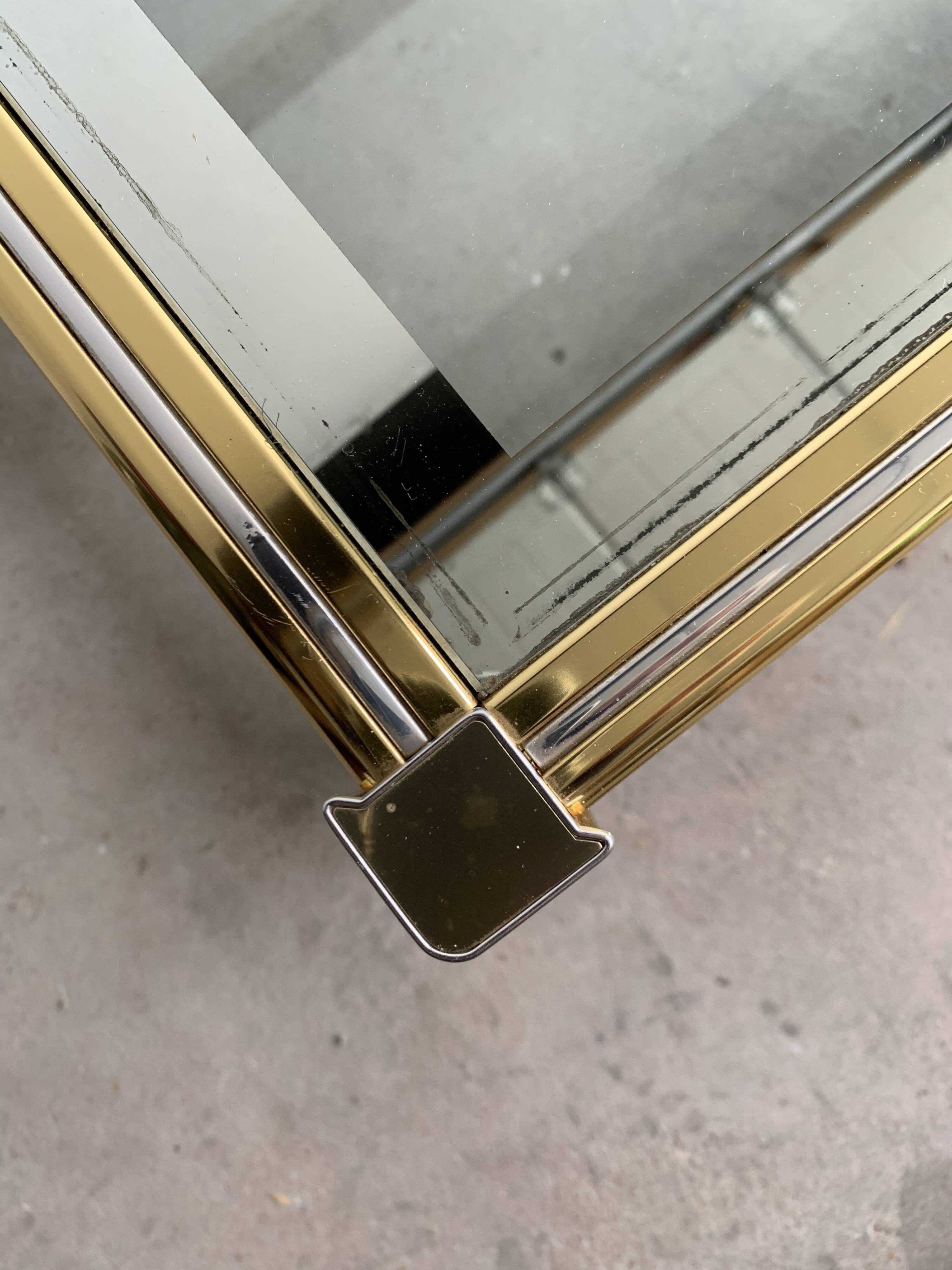 Golden coffee table, 1970s