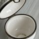 Antique white porcelain candy box