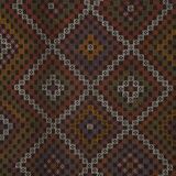Turkish Geometric Jajim Flat-Weave Textile - Dining Room Kilim 5'3" X 8'10"