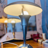 1950s metal mushroom lamp