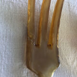 Old corn and silver salad cutlery