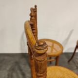 Set of 4 vintage bistro chairs, 1950s