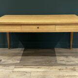 Bureau 1 tiroir en ceinture bois massif brut