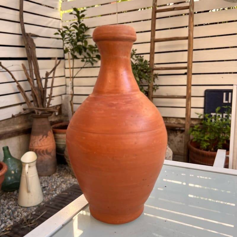 Terracotta vase