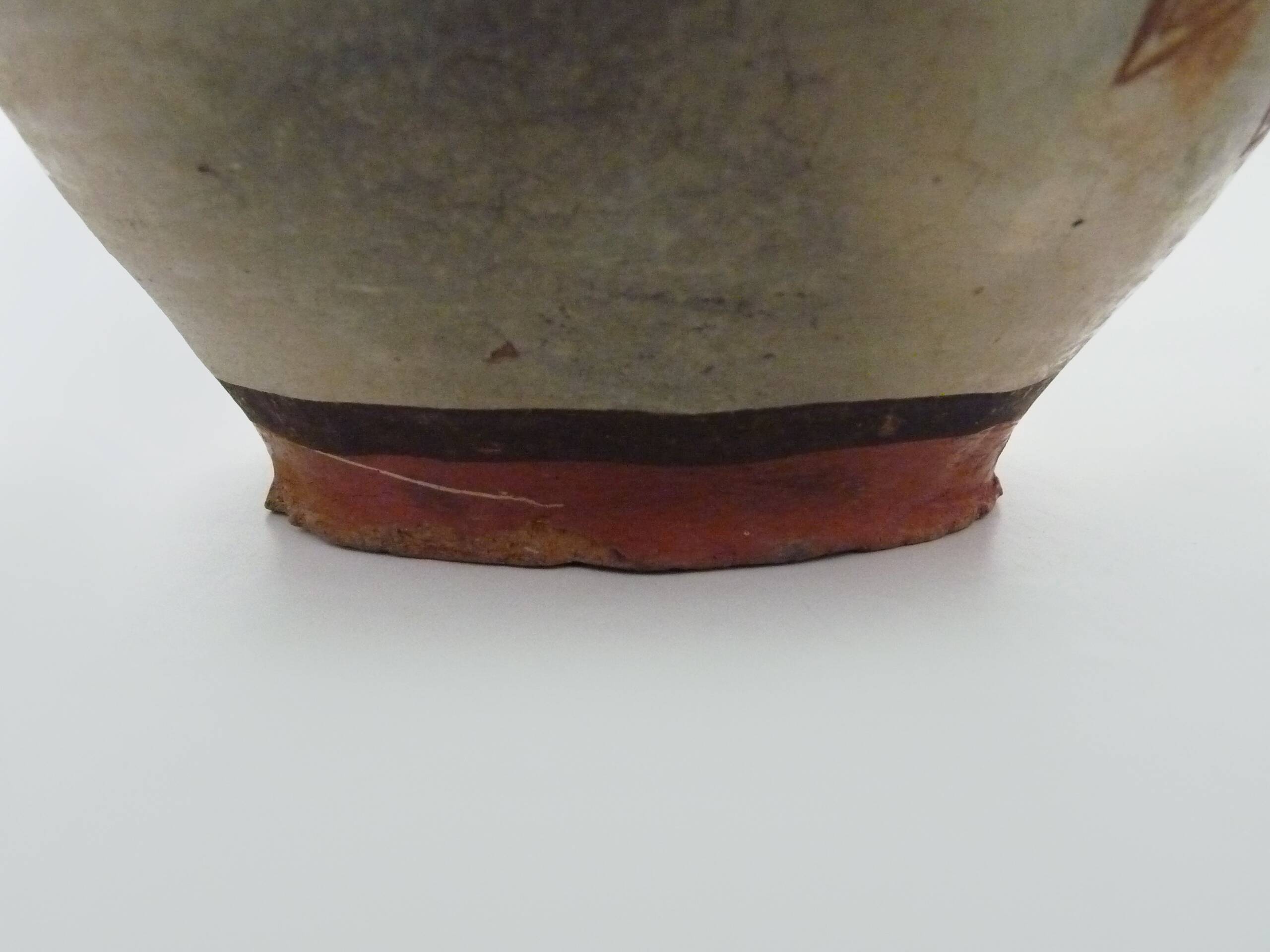 Iddeqi Kabyle pottery, Kabyle pitcher, Berber. Kabyle folk art. The 50's
