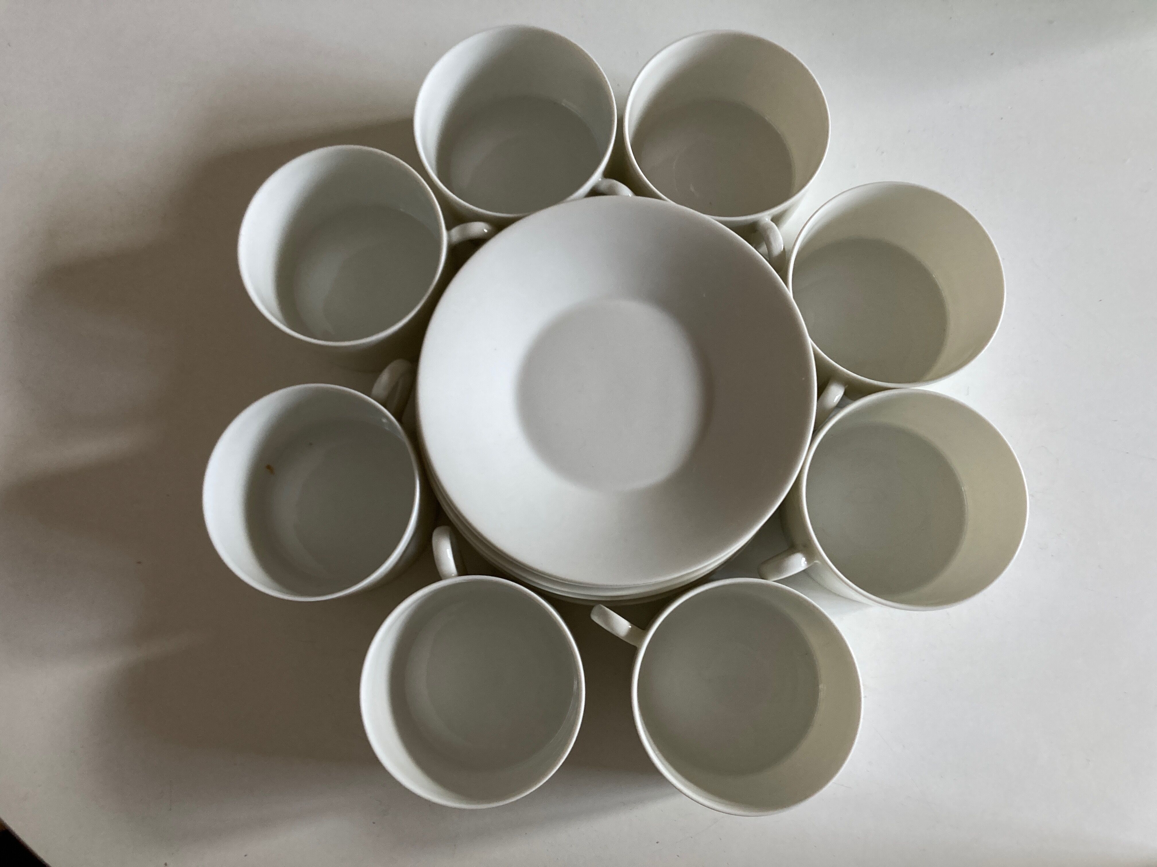 Set of 8 lunches Haviland 1960
