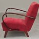 H410 Type C Powder Pink Armchair by Jindrich Halabala for Thonet 1930