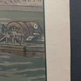 Lithograph by Henri Rivière Le Trocadéro