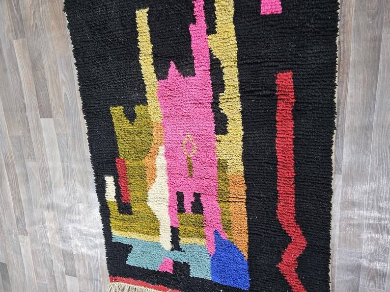 Colorful Moroccan Berber rug 250cm x 150cm