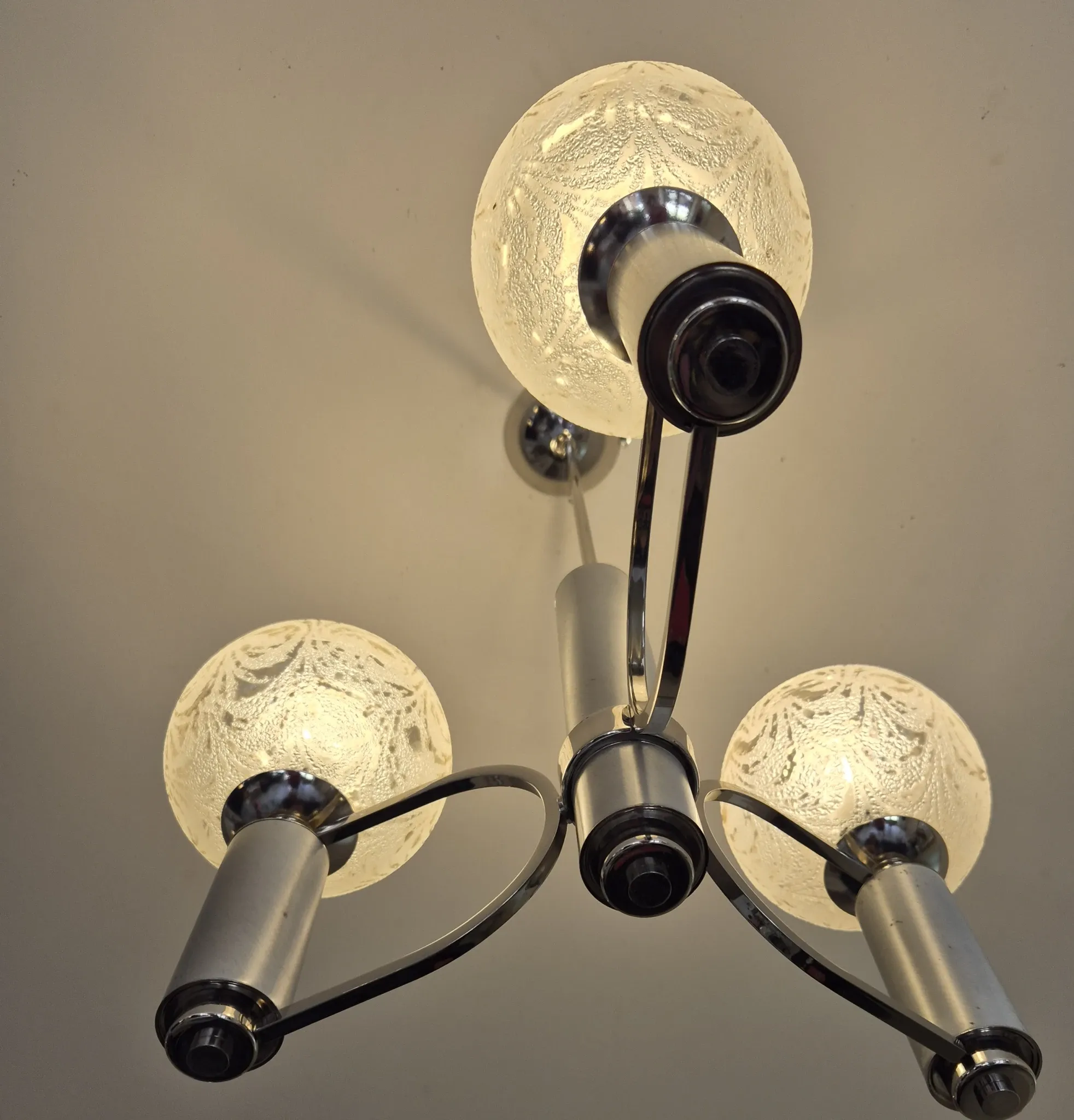 Lustre italien 3 branches 70's