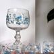 Set of 6 Arcopal Veronica Myosotis wine glasses