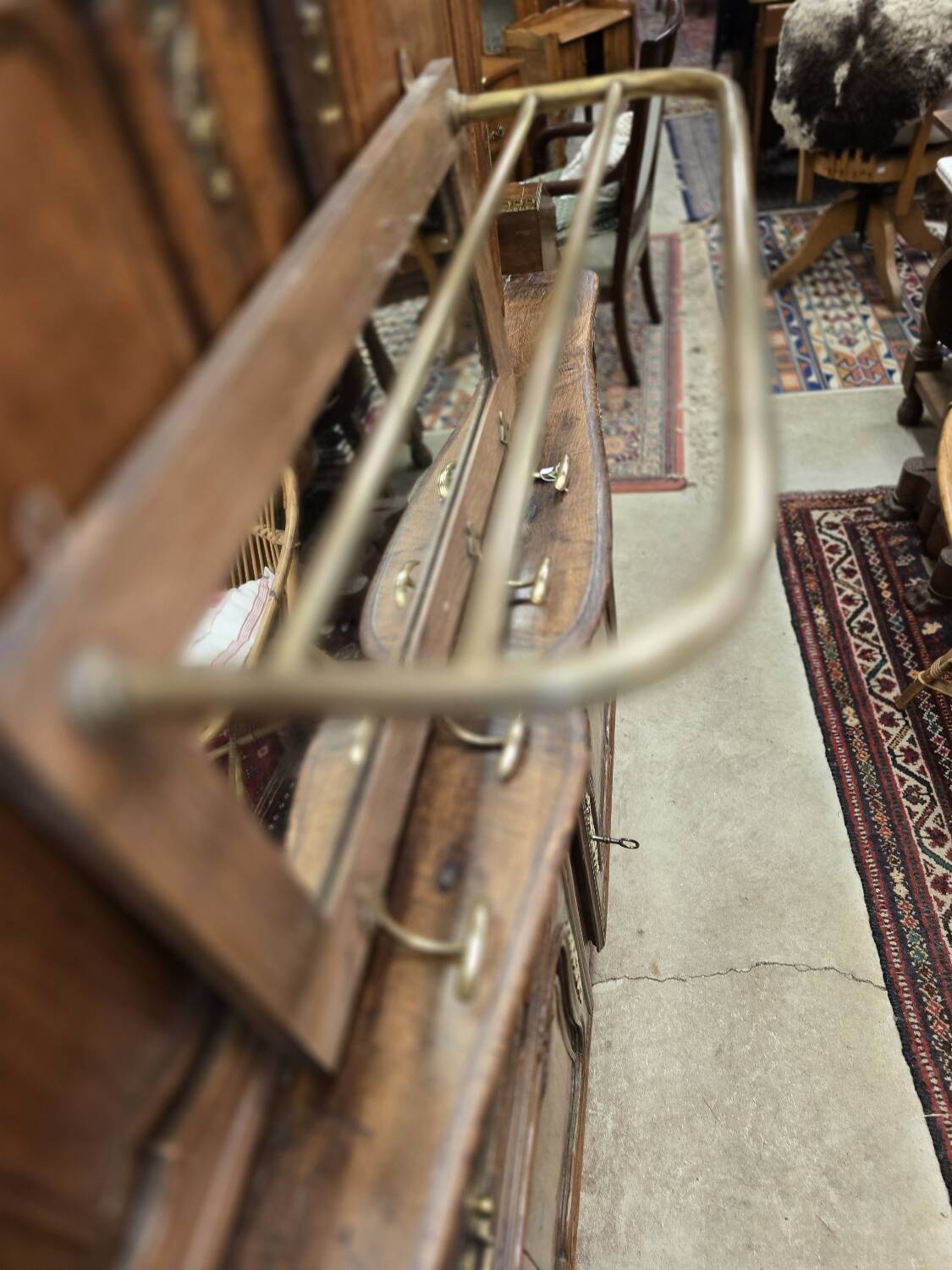 1950s wall coat rack