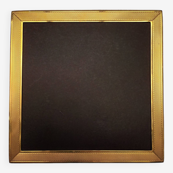 Golden square frame Italy circa 1970