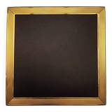 Golden square frame Italy circa 1970