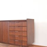 Mid-Century German Walnut Sideboard from Möbelhaus Alfred Hübner, 1960s.