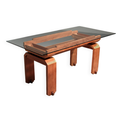 L'élégance italienne : la table à manger en pin du milieu du siècle (1960)
