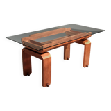 Italian Elegance: The Mid-Century Pine Dining Table 1960