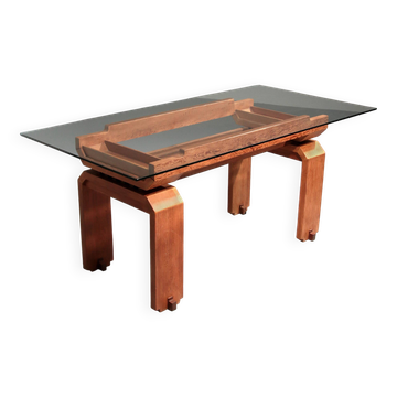 L'élégance italienne : la table à manger en pin du milieu du siècle (1960)