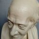 Voltaire bust in plaster 60cm th mid 20th century