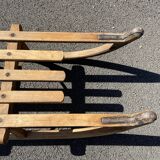Sled large old alsace sleigh christmas decoration