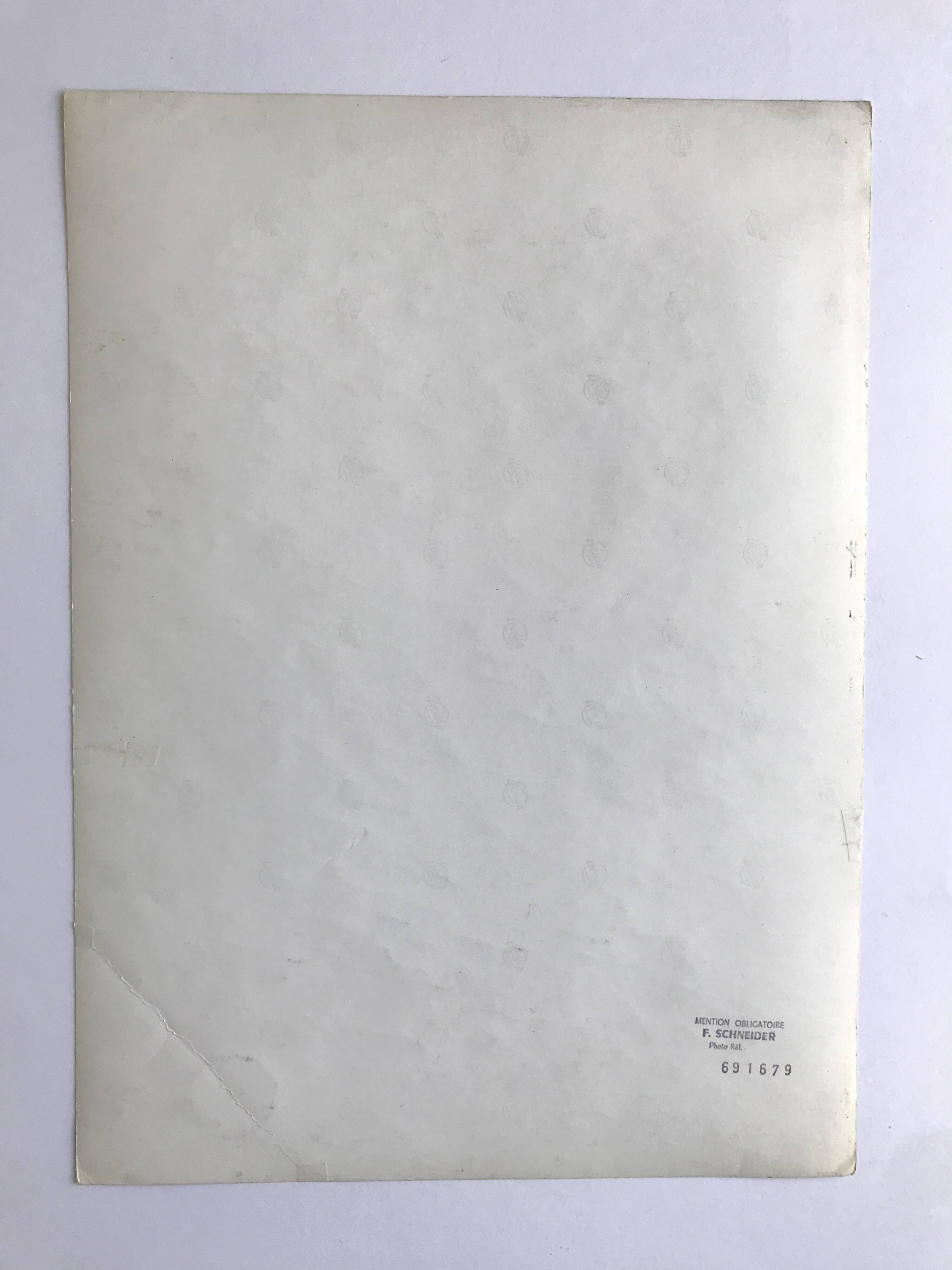 F. Schneider, brutalist landscape (Algeria), 1960s. Black and white silver print.