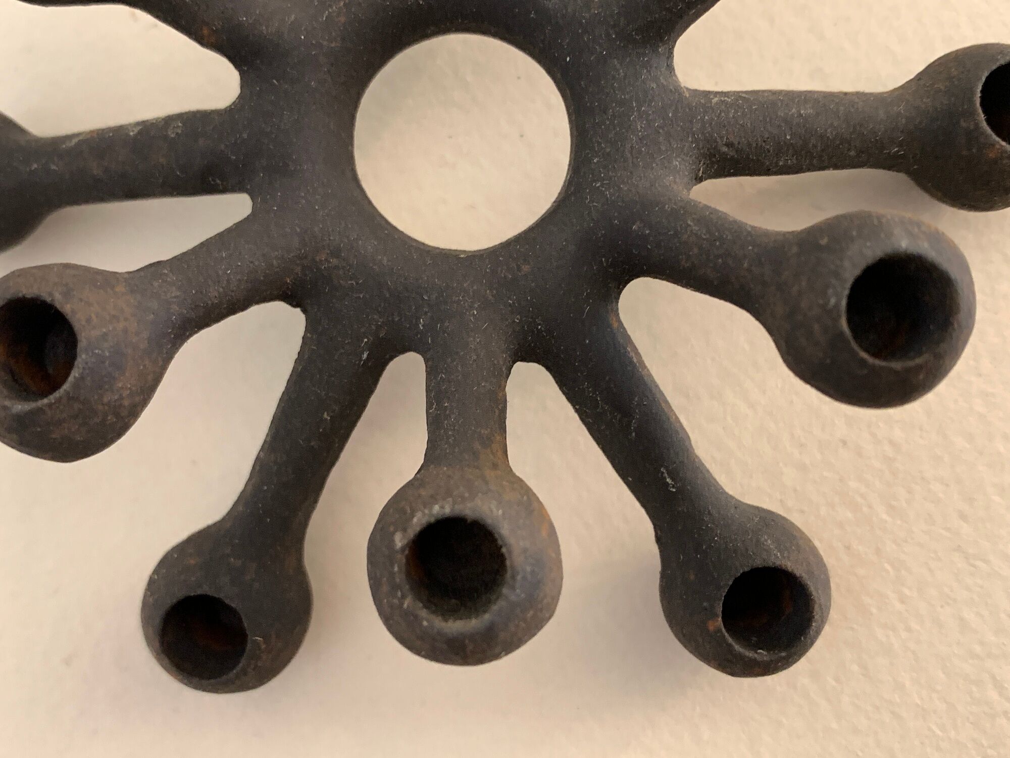 Bougeoir design scandinave Spider Jens H. Quistgaard pour Dansk, 1960
