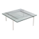 Table basse des années 1970 Poul Kjaerholm Modèle : PK61 (non signée)
