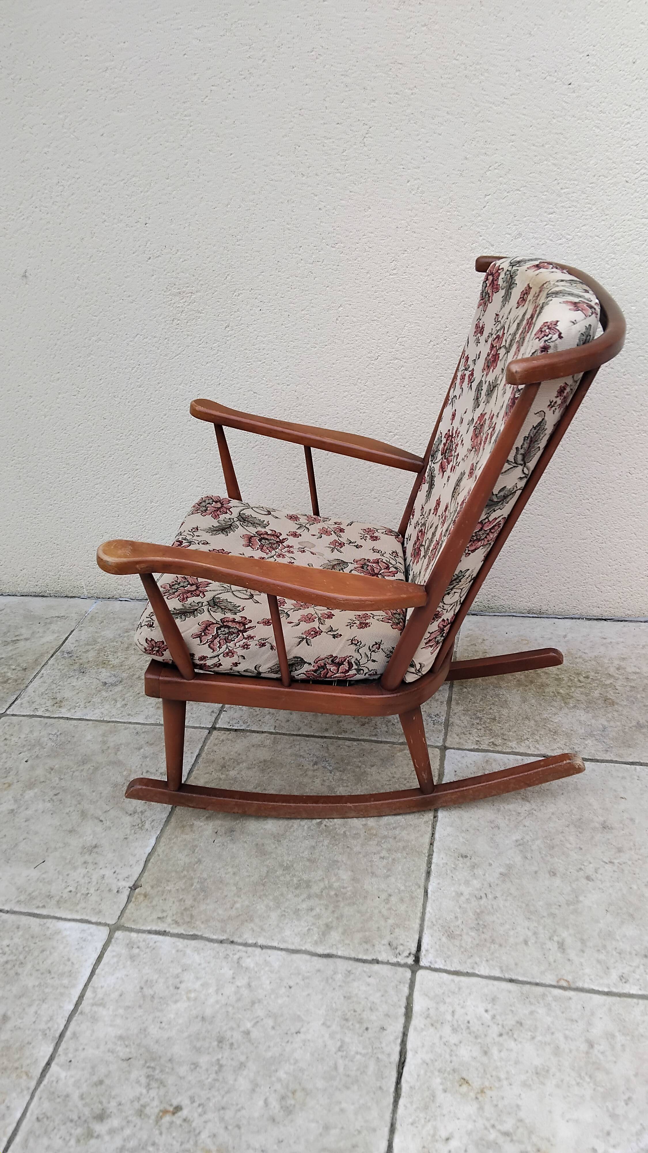 Baumann vintage rocking chair fan