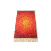 Vintage 70 s modernist handwoven Danish Wall Rug from CUM RYA, 1973