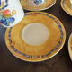 Bernardaud Limoges Borghèse – 5 cups + 4 saucers in porcelain