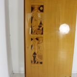 Ingenious sixties wall bed cabinet by C. Princic Gorizia Italy