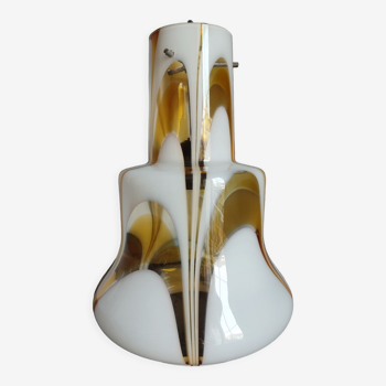 Vintage blown glass pendant lamp/chandelier