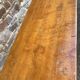 Large bistro café table Alsatian winstub restaurant 1930