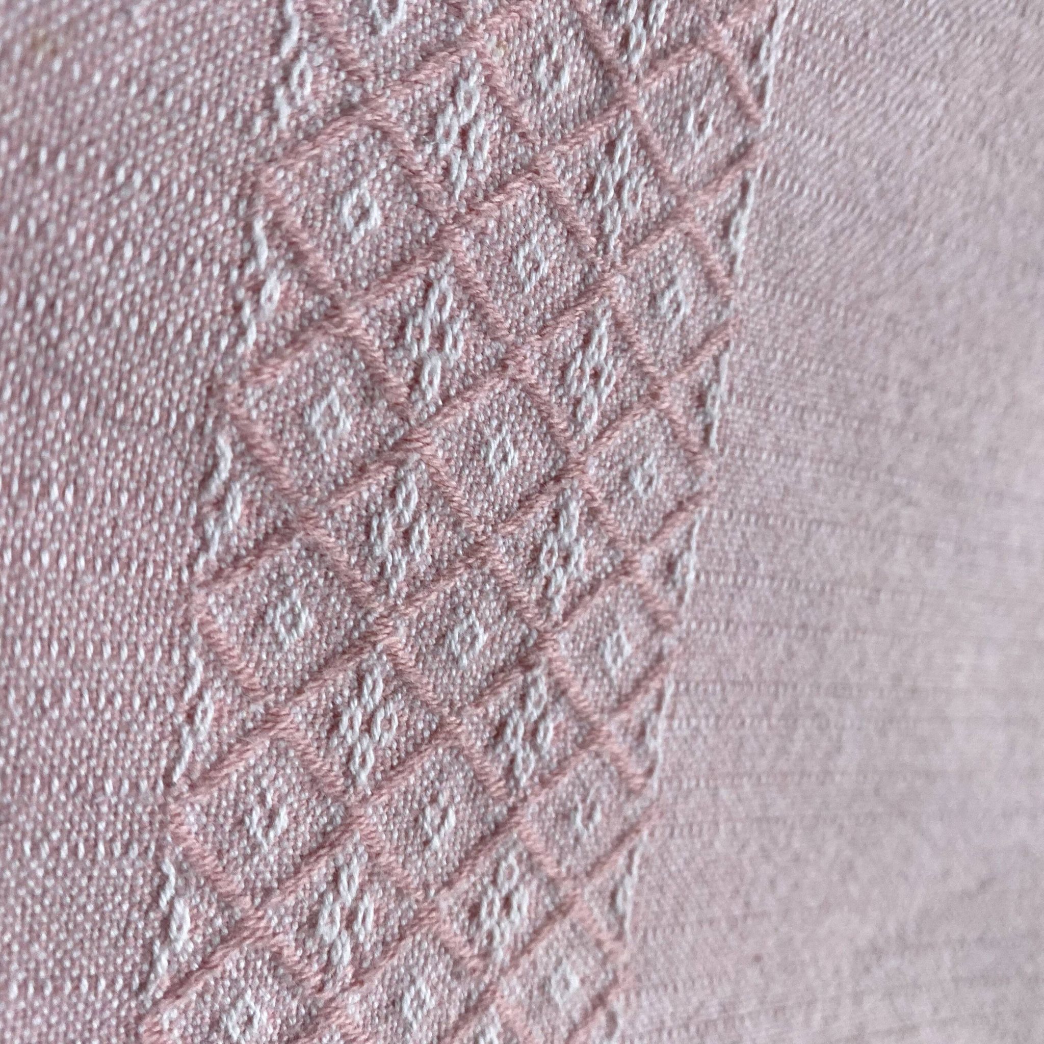 Nappe rectangle rose 140 x160 cm