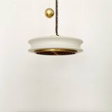 1 of 3 Awesome Adjustable Orion Glass Pendant Lamps from Staff