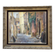 OIL ON CANVAS: view of the old Mans