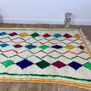 Tapis berbère marocain artisanal fait main 254 X 152 CM