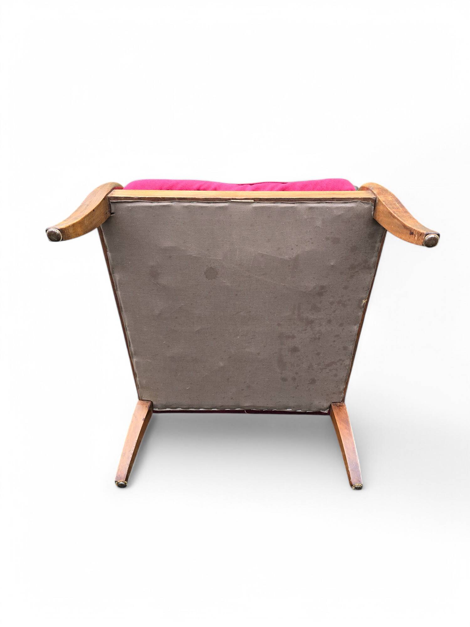 Paire de fauteuils anciens accoudoirs têtes de cygnes