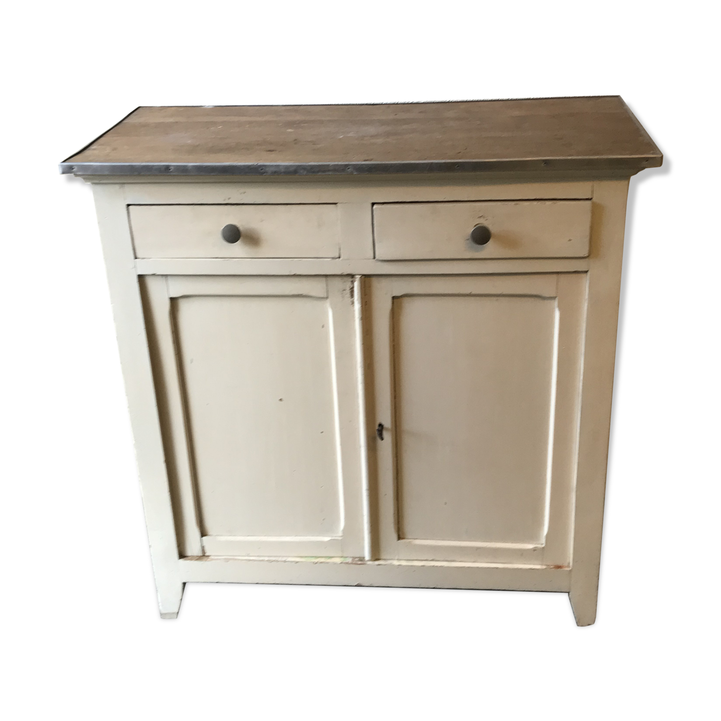 Small Parisian buffet in its pretty original patina
