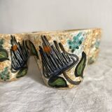 Espresso coffee cups with hand-painted decor, 1960s