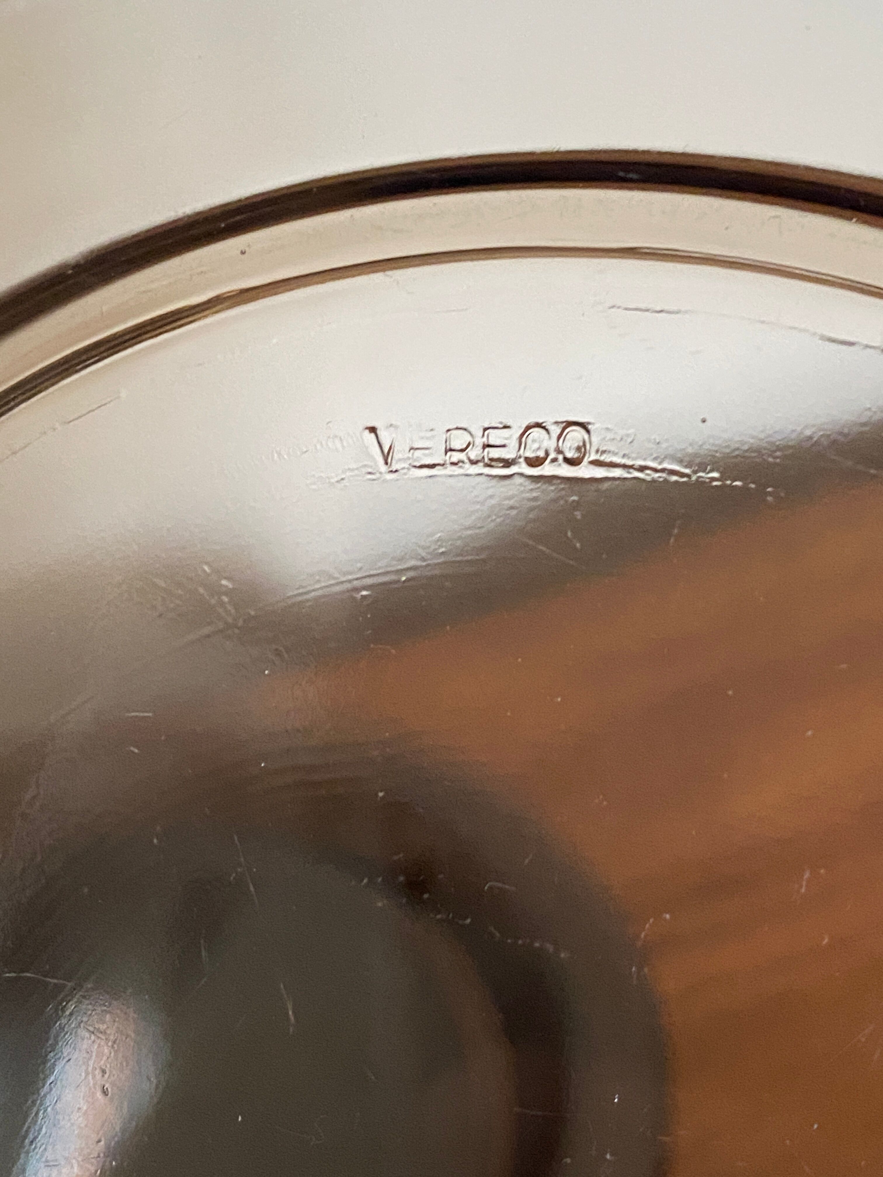 Set of 6 Vereco dessert plates